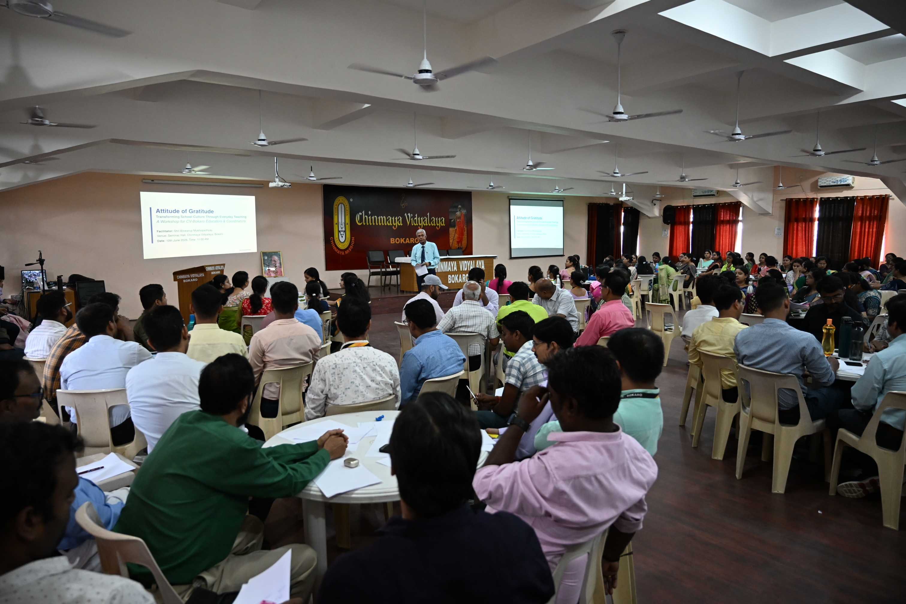 In House CBSE Teacher Training (Stress Management) - Chinmaya Vidyalaya Bokaro