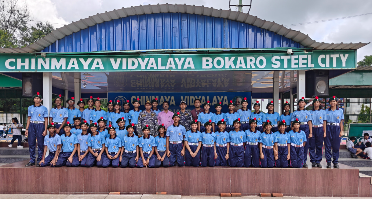 NCC Training and Inspection - Chinmaya Vidyalaya Bokaro