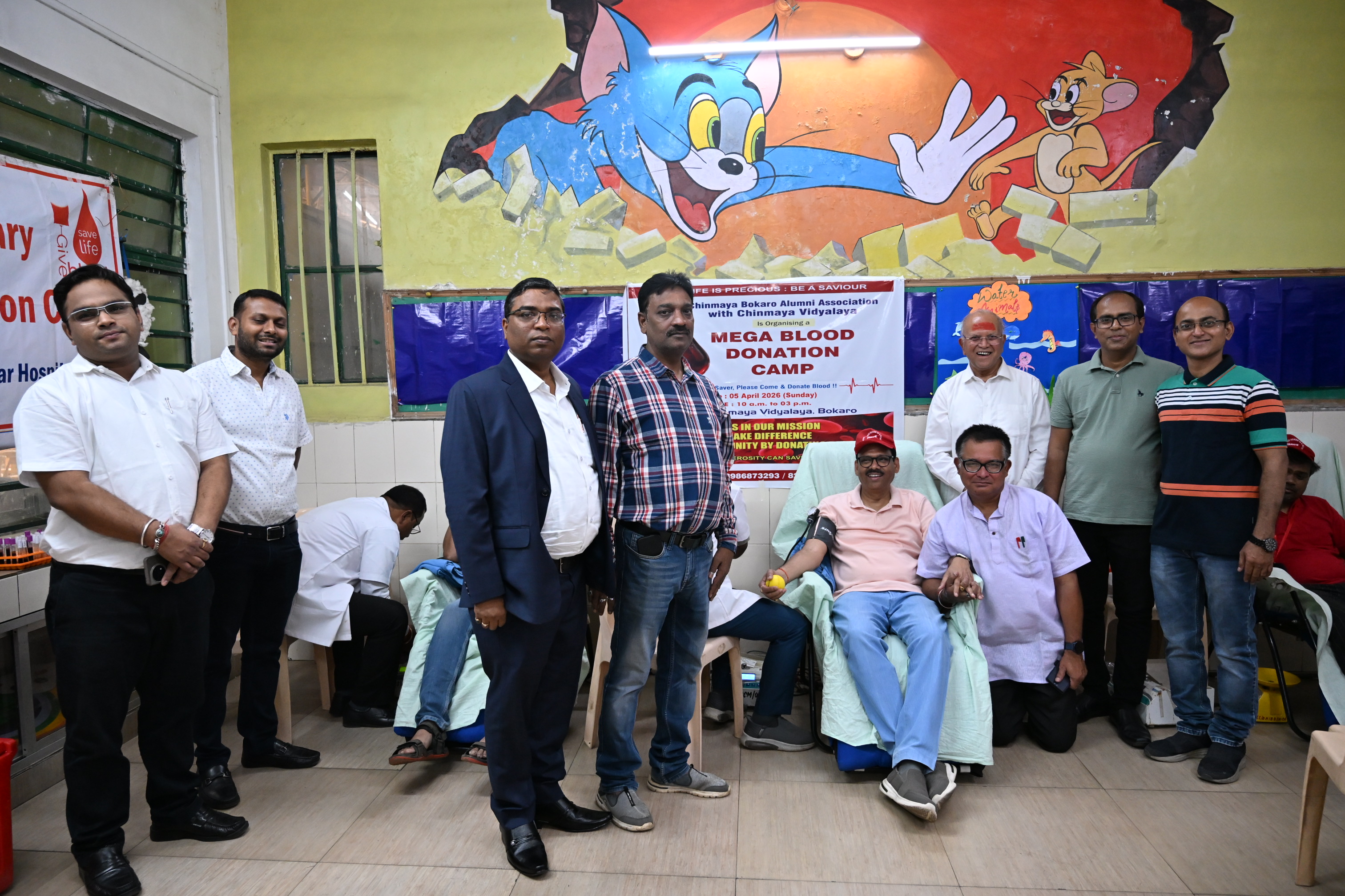 Blood Donation Camp 2026 at Chinmaya Vidyalaya, Bokaro
