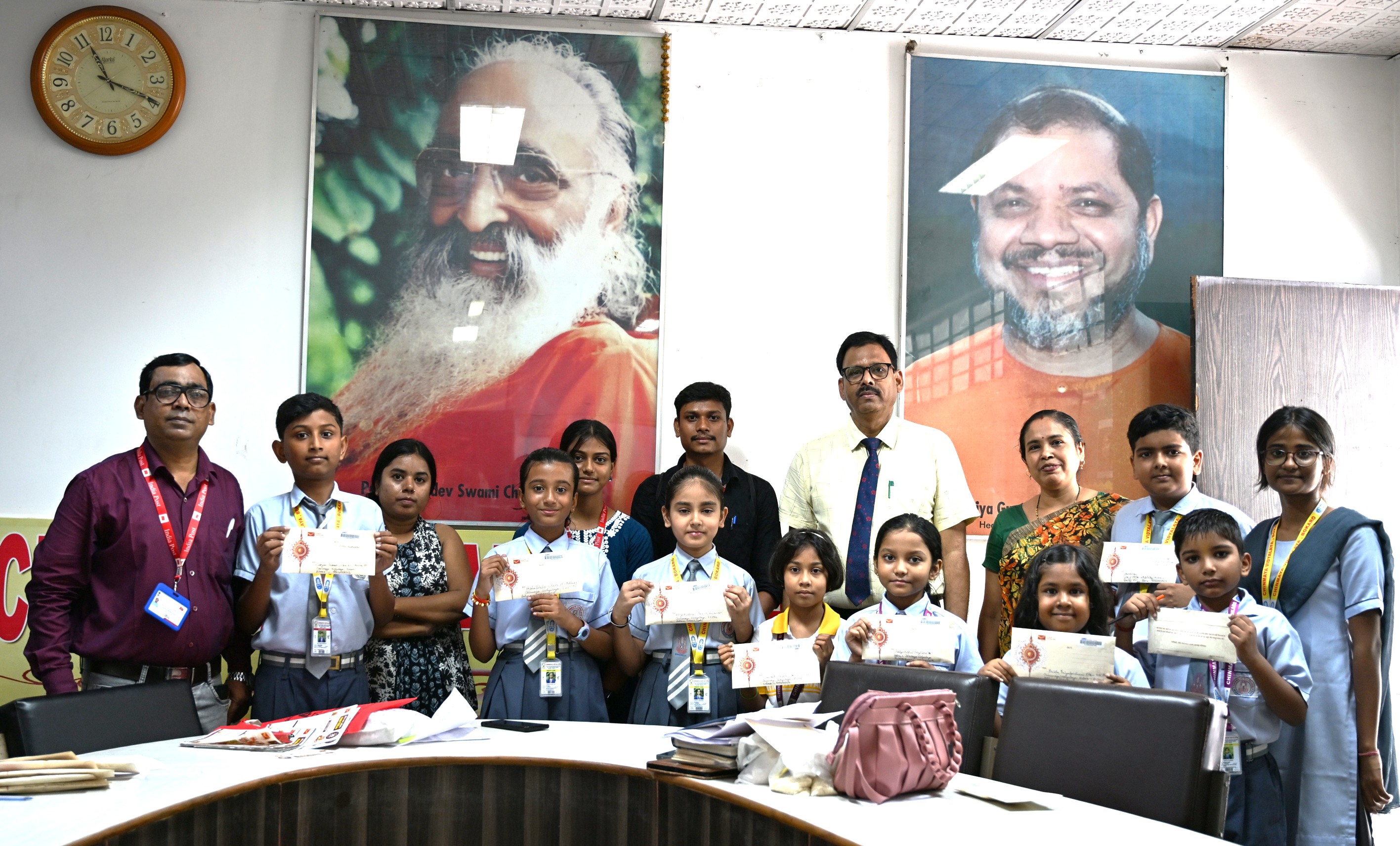 Rakhi Making Competition by Indian Post at Chinmaya Vidyalaya Bokaro