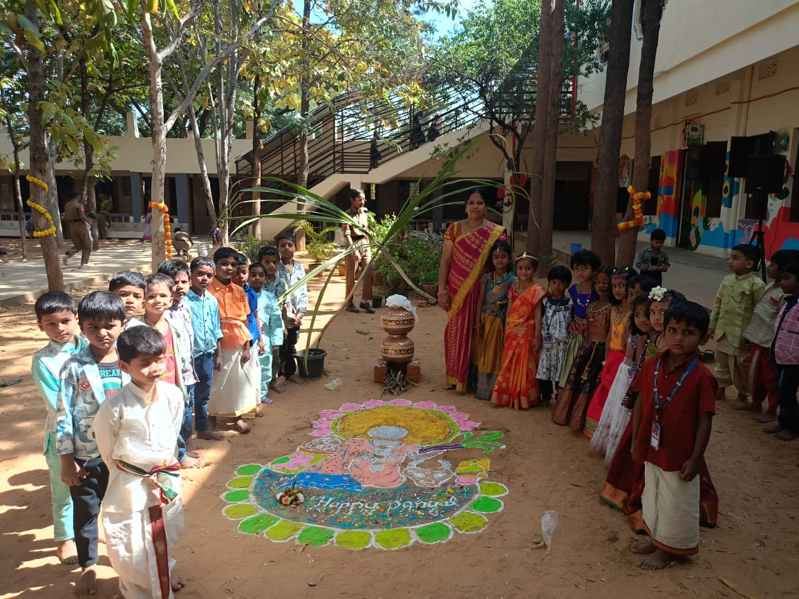 Makara sankrathi celebrations @ DVDBS Sishuvatika