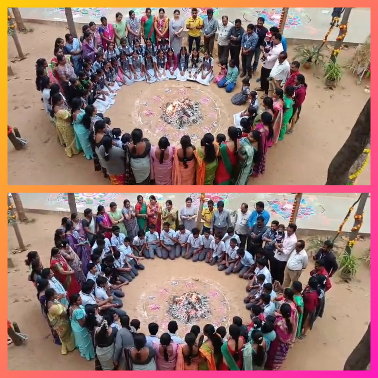 Makara sankrathi celebrations @ DVDBS High School