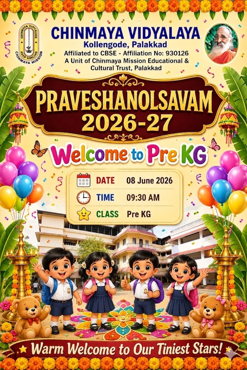Praveshanolsavam 2026–27 – Welcome to Pre-KG