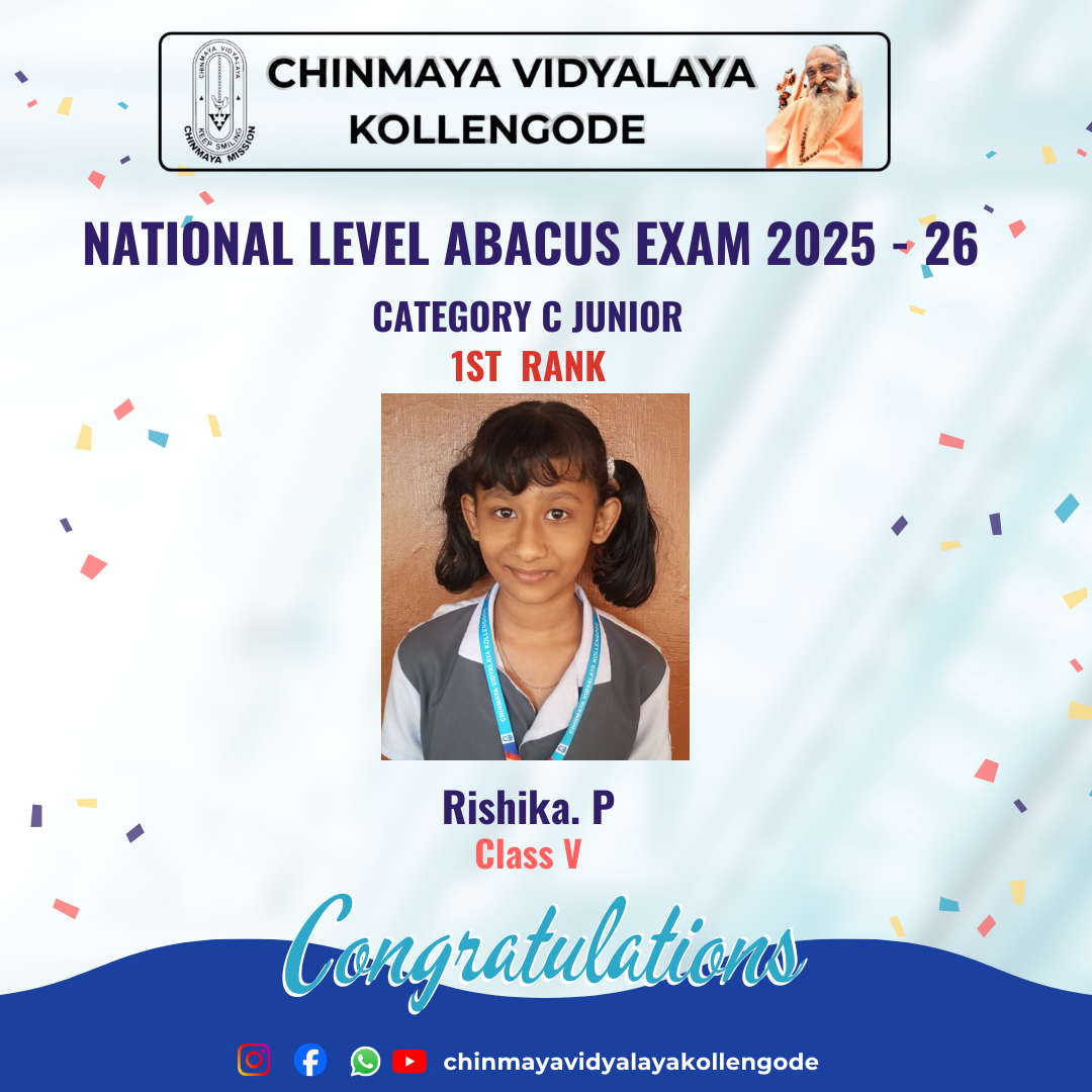 Students Achieve National Honours in Abacus Examination 2025–26
