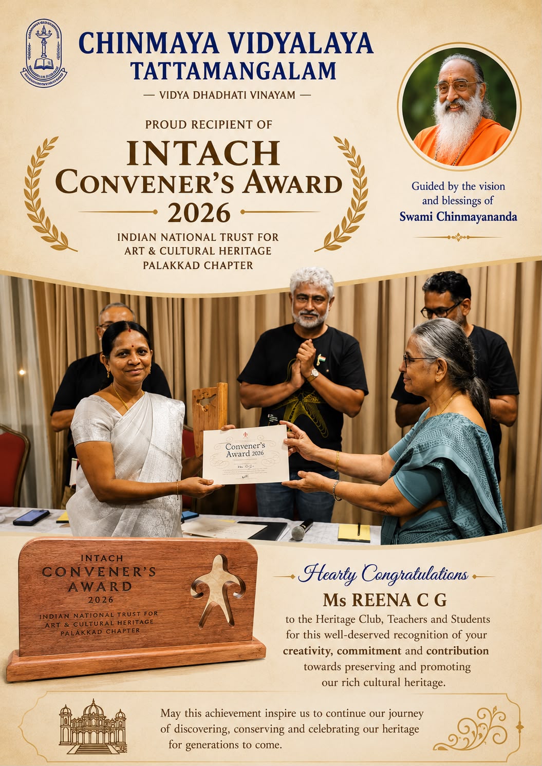 INTACH Conveners Award 